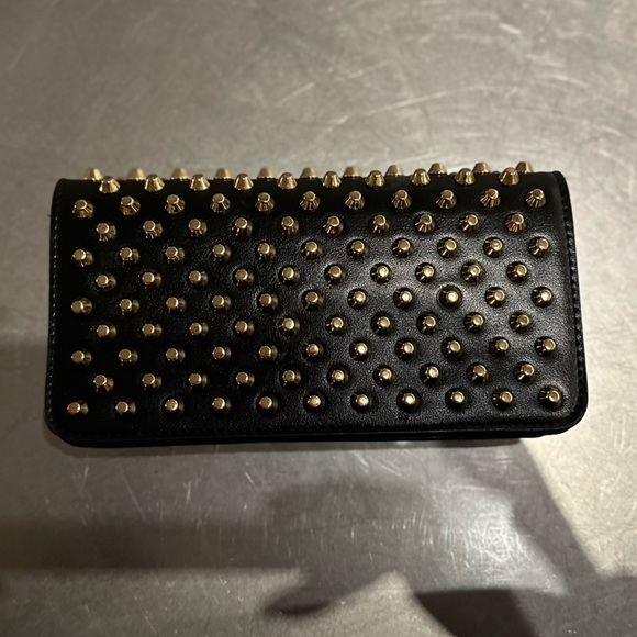 Small Black Crossbody with Gold Studs - Picture 2 of 4